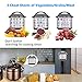 SIMAVO Pressure Cooker Accessories Set Compatible with Instant Pot 6,8 QT -New Steamer Basket | Egg Steamer Rack | Springform cake Pan | Egg Bites Mold | Magnet cooking time and more, 10+Pcs
