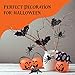Coogam 48PCS Halloween Spiders Bats Party Favor Decorations Set of 24 Realistic Spiders and 24 Plastic Bats, Small Size Hallowmas Prank Props Supplies Kid Gift Joke Toy Home Decor