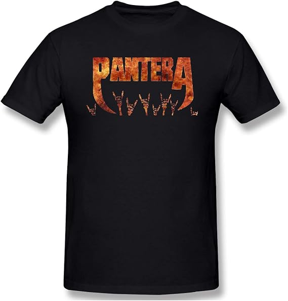 Amazon Co Jp 人気 Tシャツ Pan Tera Band メンズ 19 新品 半袖 カットソー 汗染み防止 柔らかい ファッションおしゃれ カットソー 快適な 服 ファッション小物
