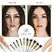 Lagure Premium Kabuki Makeup Brush Set - The Perfect Makeup Brushes for Your Eyeshadow, Contour Kit, Blush, Foundation, Concealer, Face Powder - Includes Cosmetic Brush Guide