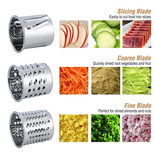 Slicer/Shredder Attachment Compatible with any KitchenAid Stand Mixers,Vegetable Chopper Grater Accessories,Salad Maker by iVict