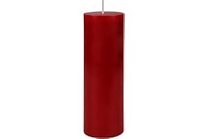 ZEST CANDLE 6 Inch Red Pillar Candle