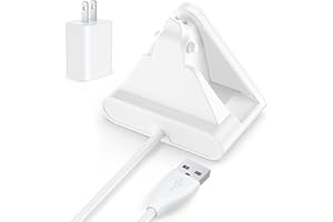 GLTIRE Charging Stand Dock Compatible with Ray-Ban Meta Smart Glasses - Glasses Charger for Wayfarer, Headliner, Skyler, Renewed, Oakley Meta HSTN, Portable Smart Glasses Charger Dock with Adapter (White)