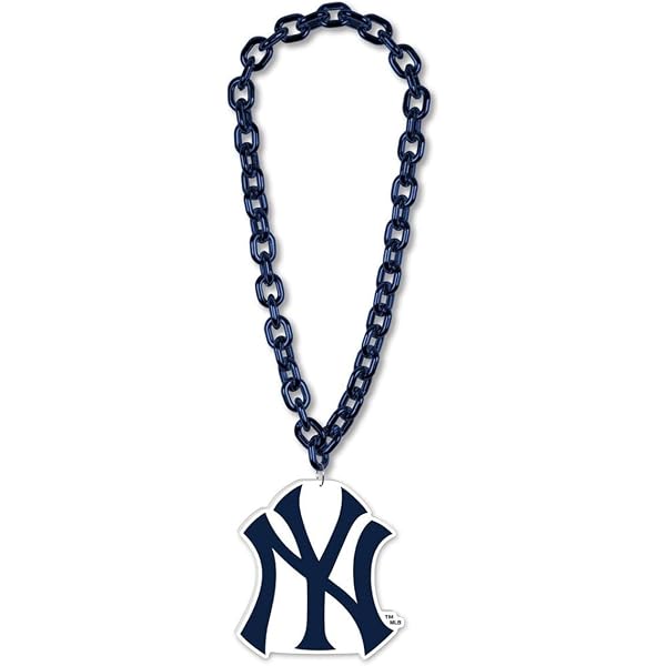 Amazon.com: WinCraft New York Yankees Necklace Big Fan Chain