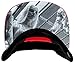 DC Comics Suicide Squad Daddy's Lil Monster Adult Flat Brim Snapback Hat Black/Red