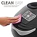 Shiatsu Foot Massager Machine with Heat - Electric Feet Massager Plantar Fasciitis Air Compression Deep Kneading Foot Massages for Neuropathy Muscle Relief Nerve Pain Therapy Spa (Black)