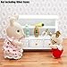 Odoria 1:12 Miniature Body Care Set 4 in 1 Pack Shampoo Body Wash Cleanser Perfume Dollhouse Bathroom Accessories
