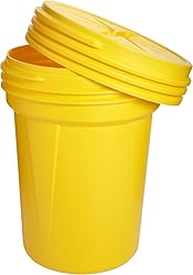 Eagle 30 Gallon Plastic Drum with Lid, Screw-On