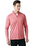 Tesla Men's 1/4 Zip Cool Dry Active Sporty Shirt MKZ01