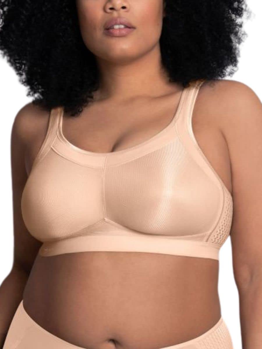 Anita Sujetador deportivo Momentum para mujer, Desierto, 40E