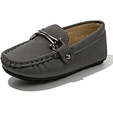 CENCIRILY Toddler Boys Girls Loafers Soft Slip On Little Kid Oxford Dress Flats Casual Boat Shoes School Uniform Moccasin Walking Shoes