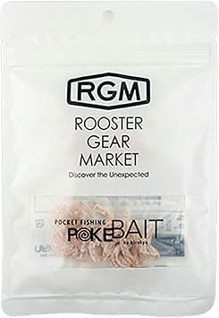 Amazon Rgm Rooster Gear Market ルースター ギア マーケット ポケベイト 餌 エサ ４袋入り 川釣り テンカラ 初心者 釣り具 釣り道具 フィッシング キャンプ アウトドア エビ 常温保存 Rgm 磯 堤防釣り用