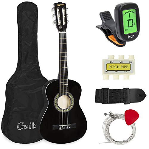 image for Best Choice Products 30in Kids Classical Acoustic Guitar Complete Begi