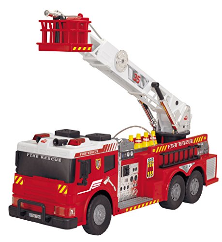 Dickie Toys 24" Remote Control Light and Sound Fire Rescue Vehicle (With Working Pump)