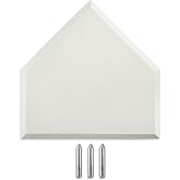 Cannon Sports Official Size Home Plate - Waffle Bottom Rubber Home Plate with Metal Spikes - Regulation Size Baseball Softball Home Plate