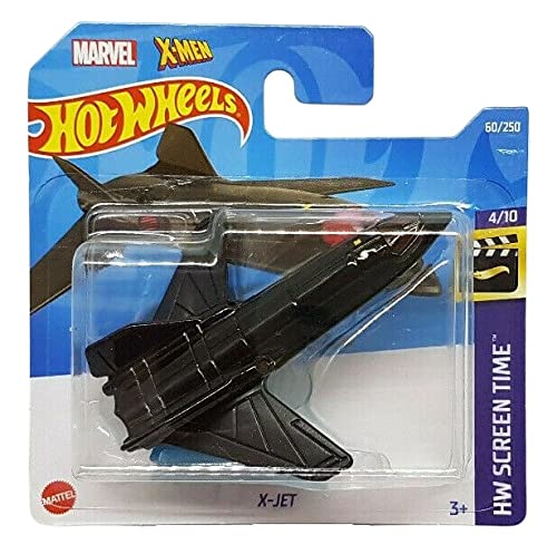 Hot Wheels - X-Jet - HW Screen Time 4/10 - HCT54 - Short Card - Marvel - X-Men - Mattel 2022