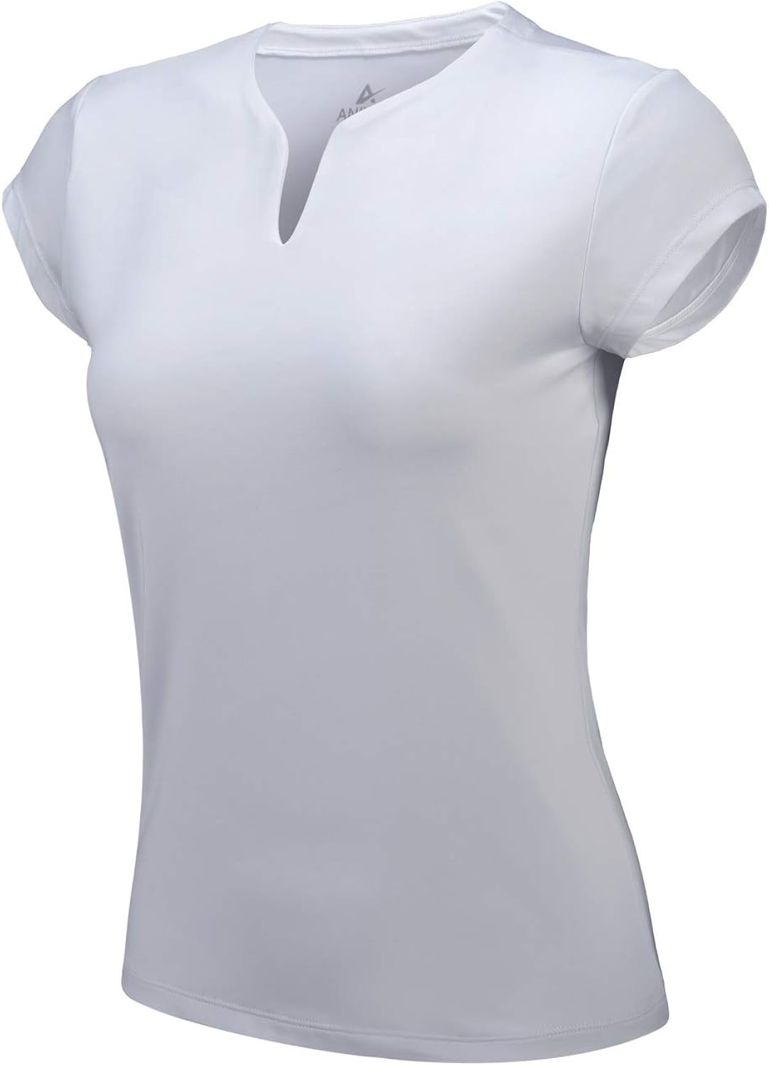 ANIVIVO Tennis Shirts for Women Short Sleeves, Solid Golf T Shirts V-Neck Running Shirts : Clothing