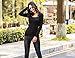 Zeagoo Women Long Sleeve Button Decor Slim Casual Basic T-shirt Blouse, Black, XX-Large High Quality