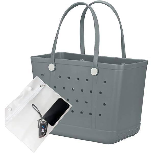 Amazon Rubber Beach Tote Bag Bogg Bag Dupe Amazon Angilifan Beach