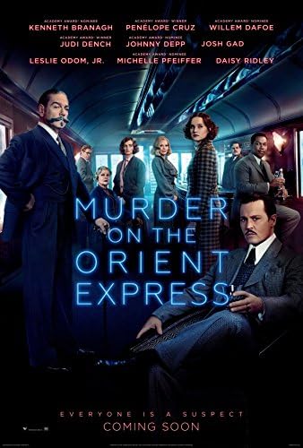 Murder on the Orient Express Movie Poster Limited Print Photo Johnny Depp Michelle Pfeiffer Penélope Cruz Size 11x17#1