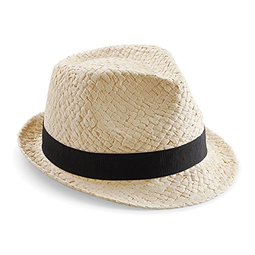 Beechfield Unisex Straw Festival Trilby 