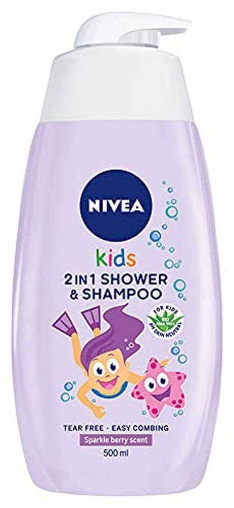 NIVEA Body and Hair Cleaner 2-in-1 with Fruit Odour Gels 500 ml