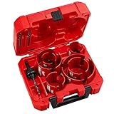 Milwaukee 49-56-9290 10 PC BIG HAWG Hole Saw w/Carbide Teeth Kit New