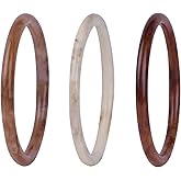 Caiyao 3Pcs Acrylic Resin Tortoiseshell Acetate Plate Cuff Wristbands Geometric Colorful Irregular Stackable Plastic Round Bangle Bracelet Jewelry for Women Teens