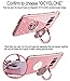 Galaxy S8 Plus Case, Glitter Luxury Cute Phone Case for Women Girls with Kickstand, Bling Diamond Rhinestone Bumper with Ring Stand Compatible with Galaxy S8 Plus Case for Girl Women - Rose Gold