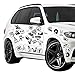 Laptop Stickers, Computer Stickers for Hydro Flask Laptop Water Bottles Car Bumper Skateboard Guitar Luggage Waterproof Vinyl Decals Cool Graffiti Stickers Pack (150 Pcs Black and White Stickers)
