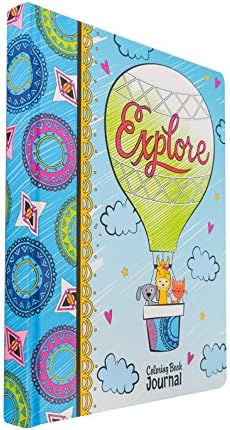 SoulScripts Explore Coloring Book Journal, Hardcover, 10 x 7 3/4 inches