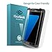 S7 Edge Screen Protector, Klearlook [Case Friendly] Premium 3D Curve HD Clear Tempered Glass Screen Protector + Rear Carbon Fibre Film (Black Onyx)