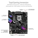 ASUS-ROG-Strix-Z490-E-Gaming-Z490-WiFi-6-LGA-1200-Intel-10th-Gen-ATX-Gaming-Motherboard-142-Power-Stages-DDR4-4600-Intel-25-Gb-Ethernet-Bluetooth-v51-Dual-M2-and-Aura-Sync