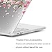 GMYLE MacBook Pro 13 Case 2020 2019 2018 2017 2016 Release A2159 A1989 A1706 A1708, Plastic Clear Hard Case Shell Cover for MacBook Pro 13 Inch with/Without Touch Bar – Pink Sakura Floral Rain
