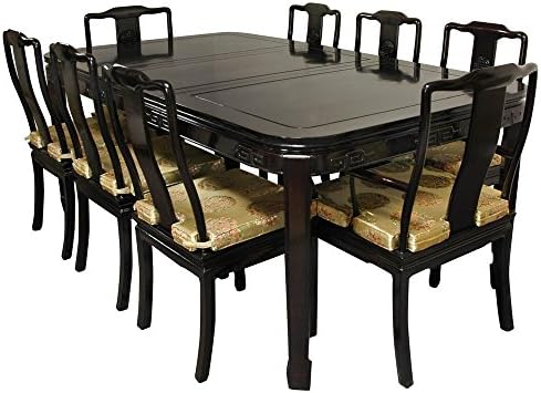 Oriental Furniture Rosewood Dining Room Set Rosewood Table Chair Sets Amazon Com