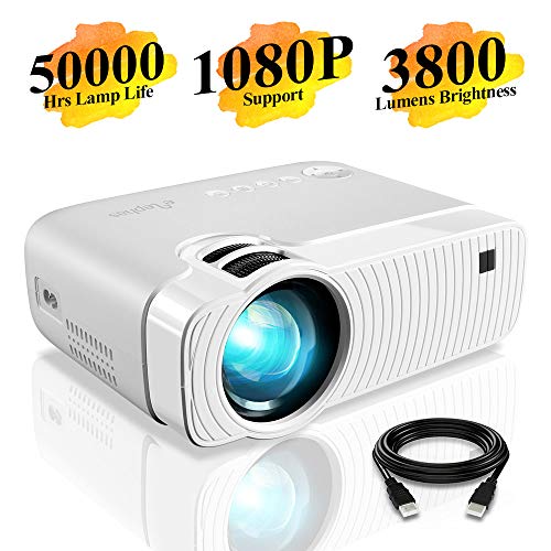 ELEPHAS Projector, GC333 Portable Projector with 4500 Lux and Full HD