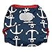 Imagine Baby Products Newborn Stay Dry All-in-One Hook and Loop Diaper, Overboard