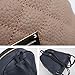 Copi Women's Simple Design Fashion Quilted Casual Backpacks Ivory