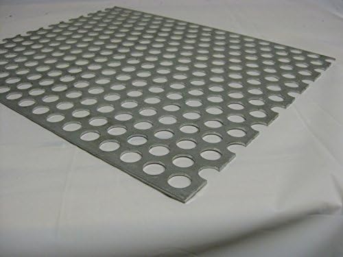 3003H14 Aluminum Perforated Sheet 1/8" x 16" x 16" - 3/4 Holes,1" Stagger (51% Open)
