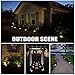 Solar Ground Lights, 8 LED Solar Disk Lights Outdoor Waterproof for Garden Yard Patio Pathway Lawn Driveway Walkway- Warm White (8 Pack)