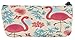 Blue Panda Pencil Bags- Set of 4 Pencil Pouch Organizers for Home and Office, Ideal for Students, Travel Cosmetic Makeup Bag for Women, 4 Designs, 8 x 3.5 x 1 Inches