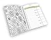2018 Calendar - Adult Coloring Calendar/Planner - Spiral Bound - Designer Organizer 8.5