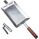 UPKOCH Stainless Steel Spaetzle Maker Spaetzle Noodle Dumpling Maker Strainer Traditional Egg Noodle Making(52 x 17 x 2cm)