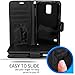 Galaxy S5 Case, BUDDIBOX [Wrist Strap] Premium PU Leather Wallet Case with [Kickstand] Card Holder and ID Slot for Samsung Galaxy S5, (Black)