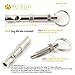 Pet Elite No Bark Dog Collar, Anti Bark Collar - Humane, Shock Free Pet Safe Training Control - 7 Sensitivity Adjustable Levels for Medium Large or Small Dogs 15-120 Pound Dogs (Battery Included)