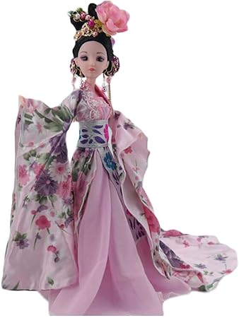 Amazon 女の子のためのピンクの中国風12 関節人形中国古代の妖精球体関節人形 嫦娥 フィギュア ドール 通販