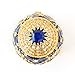 Apropos Hand-Painted Vintage Style Faberge Egg with Rich Enamel and Sparkling Rhinestones Jewelry Trinket Box (Blue)