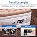 Etekcity Air Mattress Upgraded Twin Size Inflatable Airbed Blow Up Air Bed Raised Mattress with Built-in Pump for Camping, Guest, Hiking, Height 18”, Storage Bag