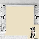 Kate 5x7ft Cream Color Photography Backdrop Pure Solid Background Photographer Photo Studio Prop