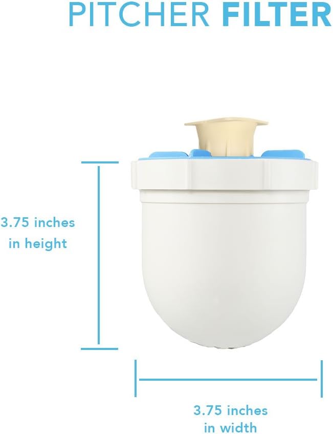 Clearly Filtered Pitcher Replacement Filter: Removes Chromium-6, Fluoride, Lead, Chlorine, Pharmaceuticals, Hormones Pesticides: Kitchen & Dining